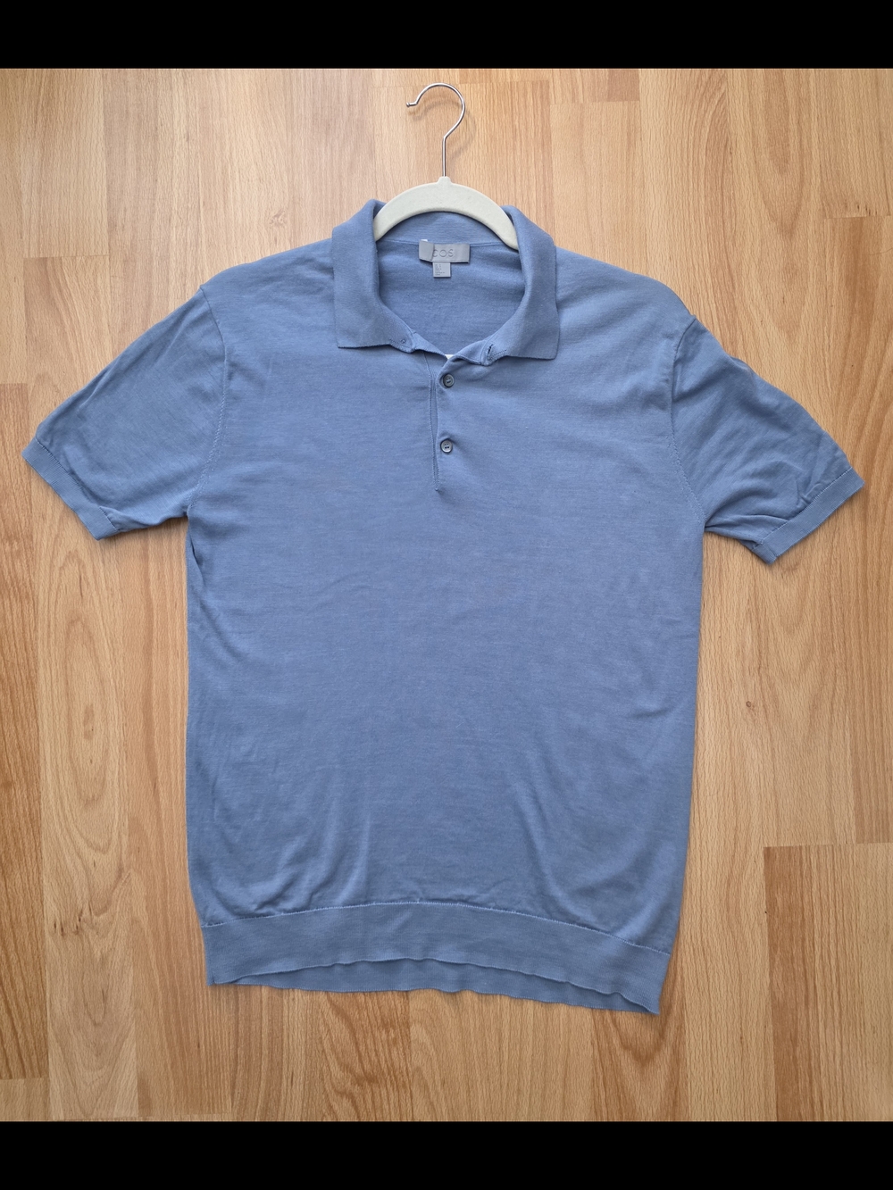 2 COS Men's Slim-fit Knitted Polo Shirts